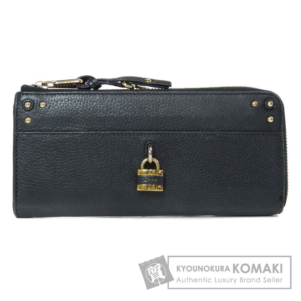 Chloe Cadena Motif Long Wallet Leather